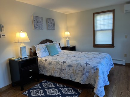 Harwich Cape Cod vacation rental - Master Bedroom with Queen size bed and view of the pond.
