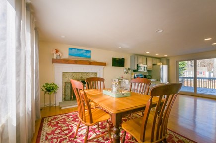Mashpee Cape Cod vacation rental - Dining area looking toward kitchen