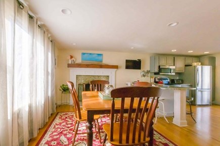 Mashpee Cape Cod vacation rental - Dining area with TV