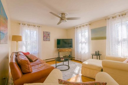 Mashpee Cape Cod vacation rental - Living room with comfortable seating