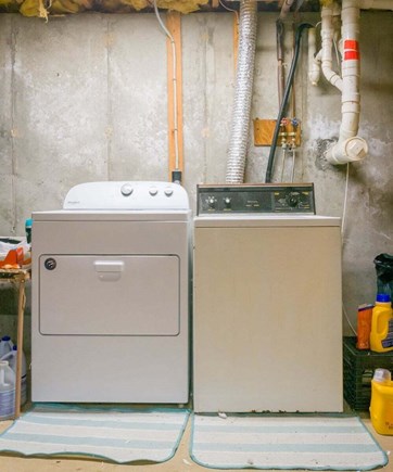 Mashpee Cape Cod vacation rental - Laundry in basement available to guests