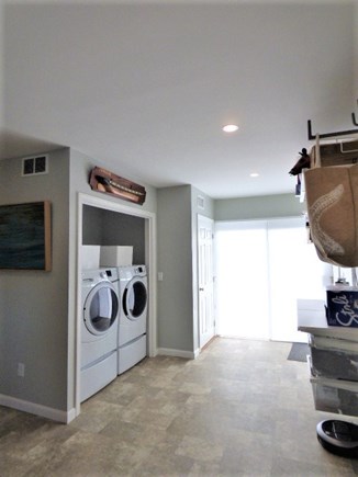 Dennis Cape Cod vacation rental - Entry Room with Washer & Dryer and access to the backyard