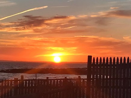 Dennis Port Cape Cod vacation rental - Sunset over Nantucket Sound
