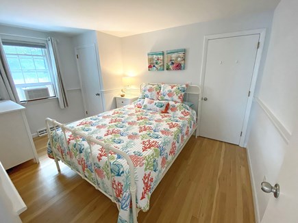 Dennis Cape Cod vacation rental - The queen bedroom has a new mattress and ample clothes storage.