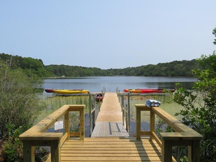 Brewster, Ocean Edge Cape Cod vacation rental - Kayaking at Blueberry Pond