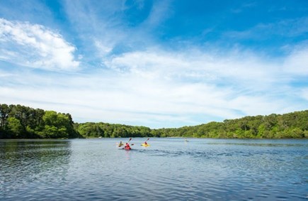 Brewster, Ocean Edge Cape Cod vacation rental - Kayaking on Blueberry Pond