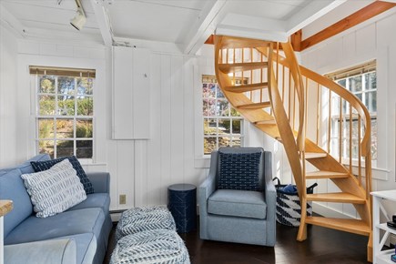 Chatham Cape Cod vacation rental - Spiral Staircase to second floor(there is alternative staircase)