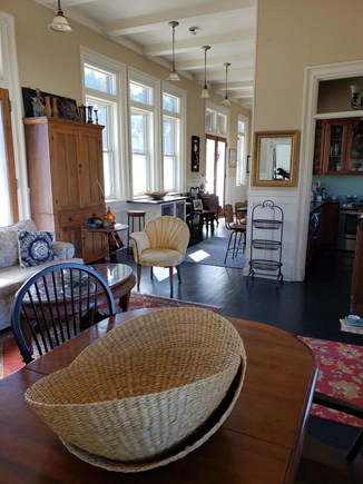 Bourne, Monument Beach Cape Cod vacation rental - Dining/living area