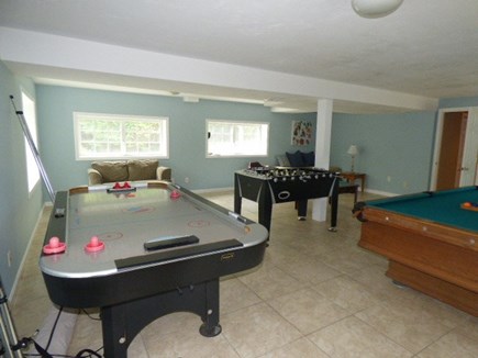 Dennis Cape Cod vacation rental - Game Room with Foosball, Pool Table & Air Hockey