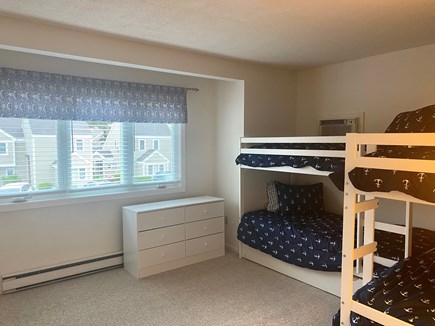 Ocean Edge Cape Cod vacation rental - Secondary bedroom with wo sets of bunk beds - 4 twins total