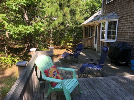Wellfleet Cape Cod vacation rental - 2 level deck for your enjoyment