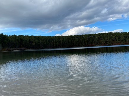 Wellfleet Cape Cod vacation rental - Scenic one mile walk to Duck Pond from the back door.