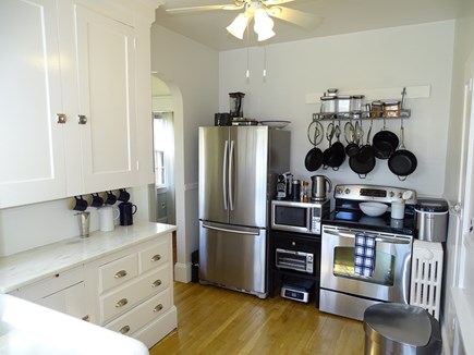 Falmouth Cape Cod vacation rental - Kitchen area with stainless steel appliances