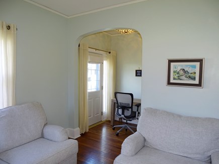 Falmouth Cape Cod vacation rental - Office nook at base of stairs to upstairs bedroom