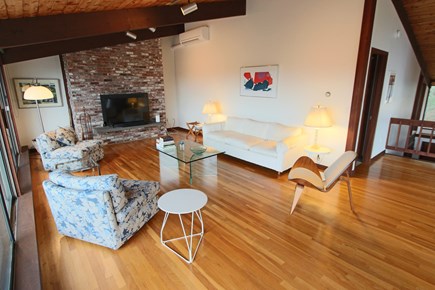 Truro Cape Cod vacation rental - Living Room with Ductless AC