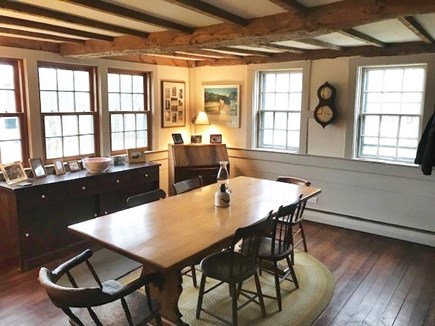 Truro Cape Cod vacation rental - Dining room with seating for eight.