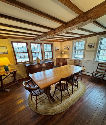 Truro Cape Cod vacation rental - Dining room with seating for eight.