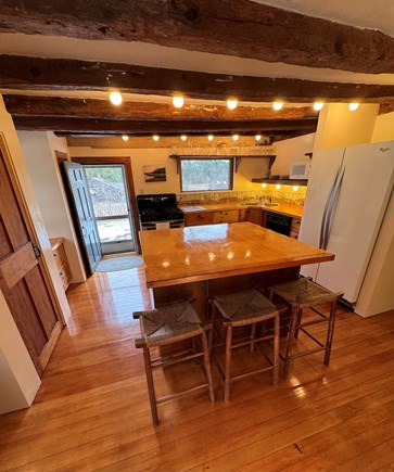 Truro Cape Cod vacation rental - Eat-in kitchen includes dishwasher.