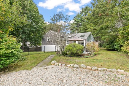 South Yarmouth Cape Cod vacation rental - Fenced portion of yard