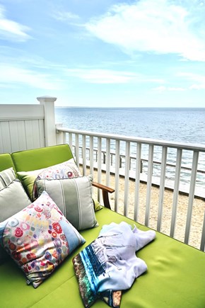 North Truro  Cape Cod vacation rental - Daytime view from upstairs deck