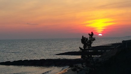 Dennisport Cape Cod vacation rental - Peaceful sunset from the beach.
