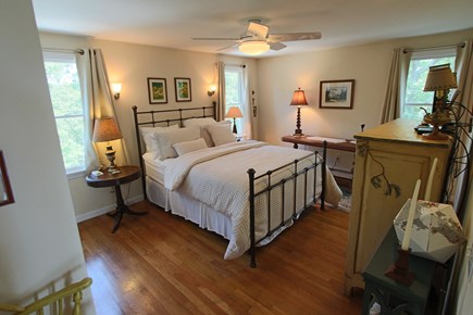Truro Cape Cod vacation rental - Primary Bedroom on Second Floor with Private Bath and Queen Bed