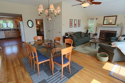 Truro Cape Cod vacation rental - Dining-living-kitchen