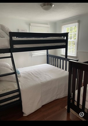 Mashpee, Popponesset Cape Cod vacation rental - Twin over double bunk beds and crib