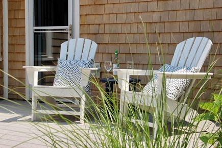 South Dennis Cape Cod vacation rental - Enjoy a quiet moment or watch the kids play in a fenced-in yard.