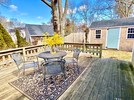 South Yarmouth Cape Cod vacation rental - Back Patio