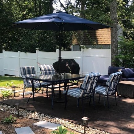 East Falmouth Cape Cod vacation rental - Enjoy outdoor dining