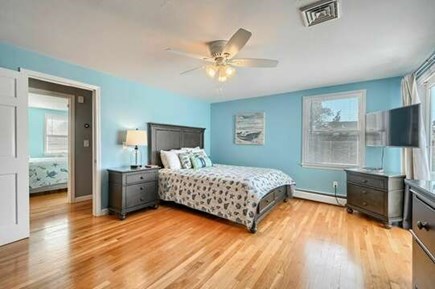 Dennis Cape Cod vacation rental - Queen bedroom with TV - Bedroom 4