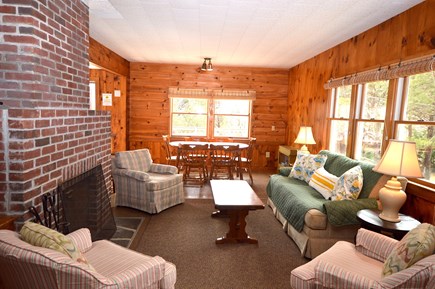 Eastham Cape Cod vacation rental - Open Plan Living Room and Dining Area