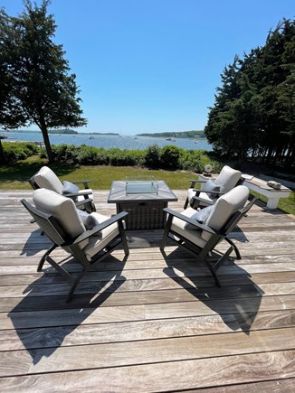 Pocasset Cape Cod vacation rental - Relaxing seating on deck