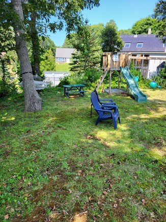 Eastham Cape Cod vacation rental - Lower level swing set and Relaxation