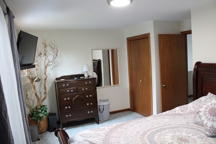 Eastham Cape Cod vacation rental - Master w/Queen bed, dresser, nightstand, closet, 42 Smart TV