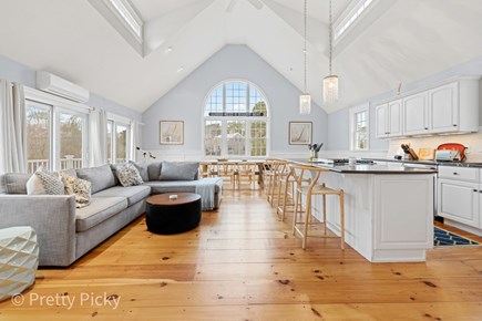North Chatham Cape Cod vacation rental - Stunning great room includes kitchen, dining and a lounge area.