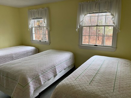 Dennis Cape Cod vacation rental - Another view of bedroom with 3 twin beds
