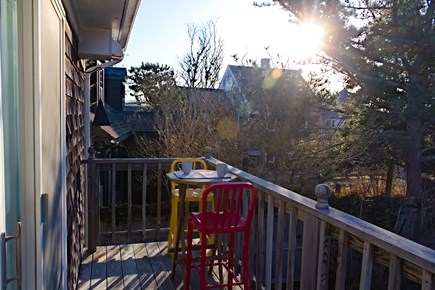 Provincetown Cape Cod vacation rental - Private porch, upstairs adjacent to bedroom