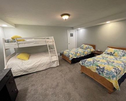 West Yarmouth Cape Cod vacation rental - Lower level bonus room with twins and bunks.