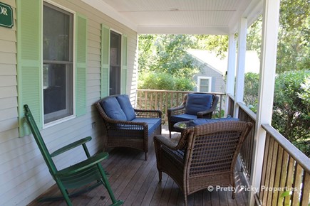 West Yarmouth Cape Cod vacation rental - Front farmer's porch seating