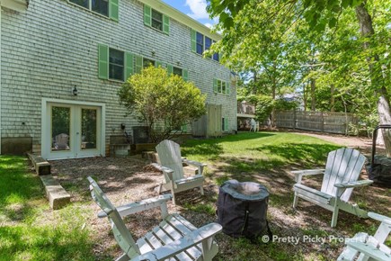 West Yarmouth Cape Cod vacation rental - Walk out basement to a fire pit area