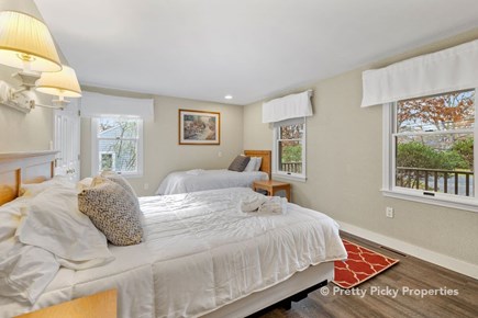 West Yarmouth Cape Cod vacation rental - First floor guest bedroom #1 with a queen and single bed