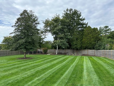 East Falmouth Cape Cod vacation rental - Large, fenced-in backyard