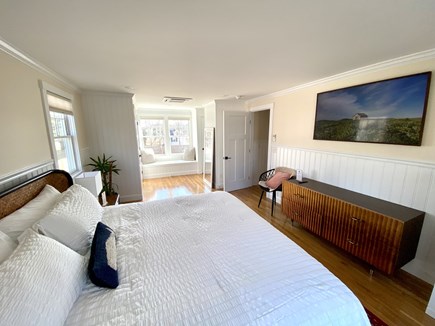 East Falmouth Cape Cod vacation rental - A master with a Smart TV and en suite full bath with steam shower
