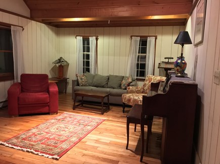 Orleans Cape Cod vacation rental - Living room with fireplace