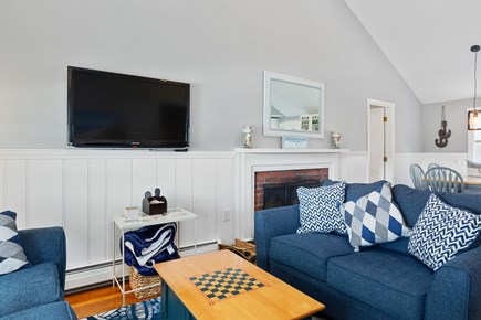 Truro Cape Cod vacation rental - Living room from front door