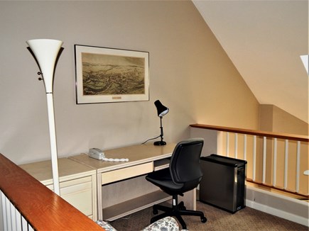 Plymouth, Cedarville Village MA vacation rental - Loft Office: FIOS Internet/WIFI, phone, remote control skylights