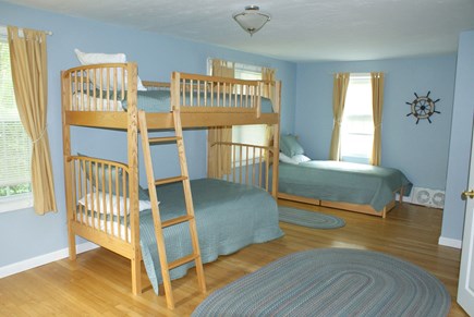 East Sandwich Cape Cod vacation rental - Bedroom with Bunk and Twin on First Floor