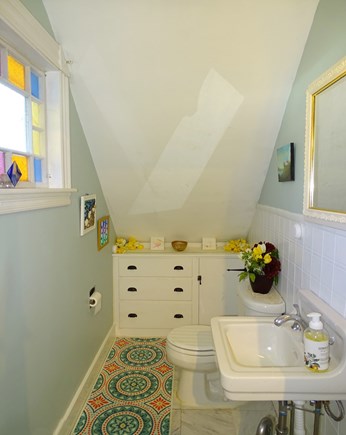 South Eastham Cape Cod vacation rental - Main floor powder room
